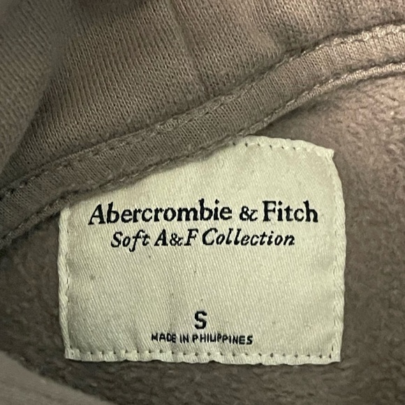 Abercrombie & Fitch Men's Charcoal Hoodie - Picture 2 of 9